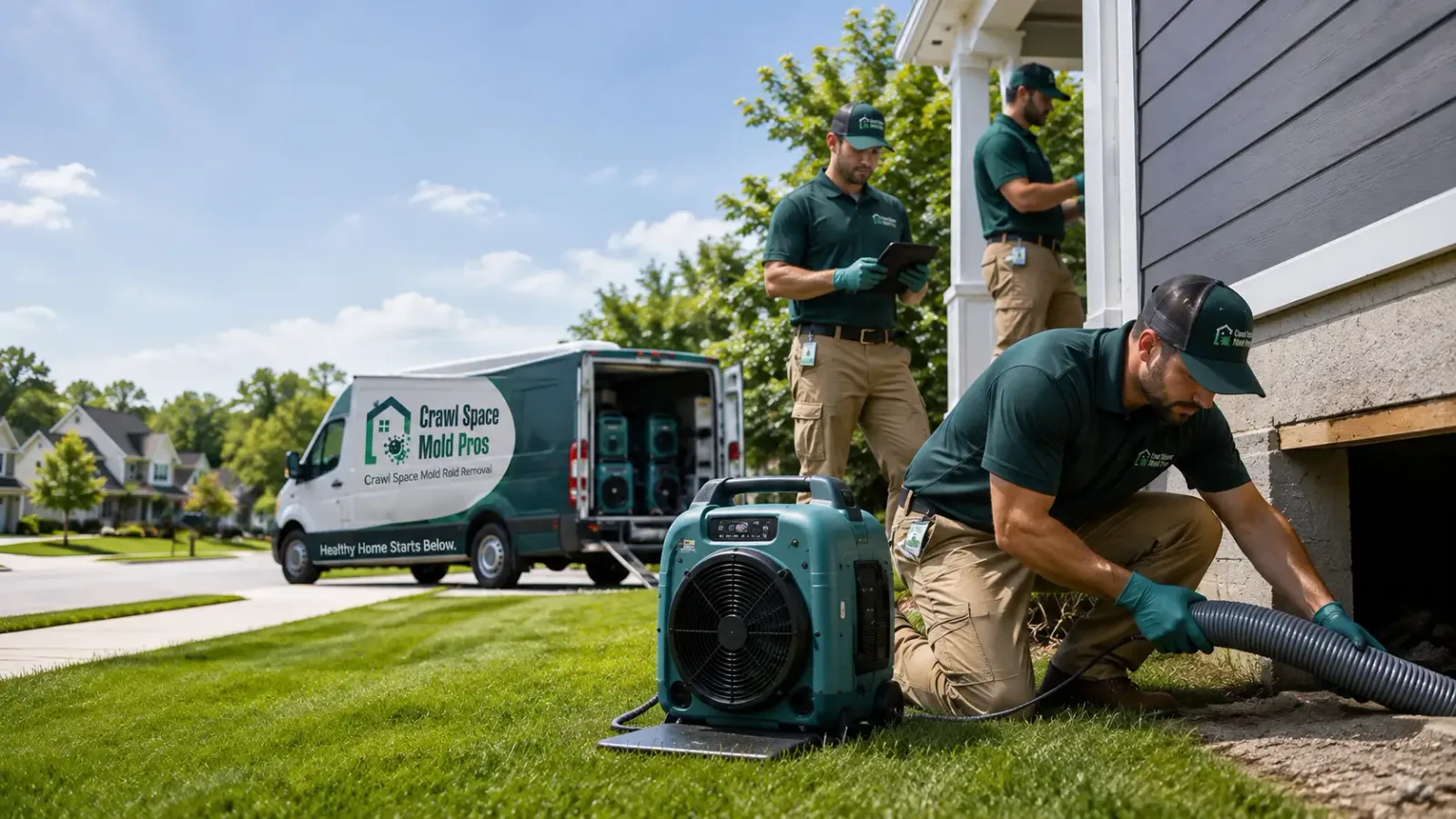 Crawl Space Mold Removal in Grantsville, UT